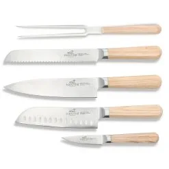 Sabatier Altya Knivsæt Stål/lys Træ