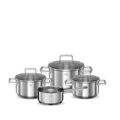 Rösle Moments Grydesæt Med Glaslåg 7 Dele Uden Belægning