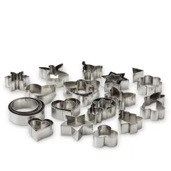 Royal Udstiksforme Rustfrit Stål 25 Stk. Assorteret