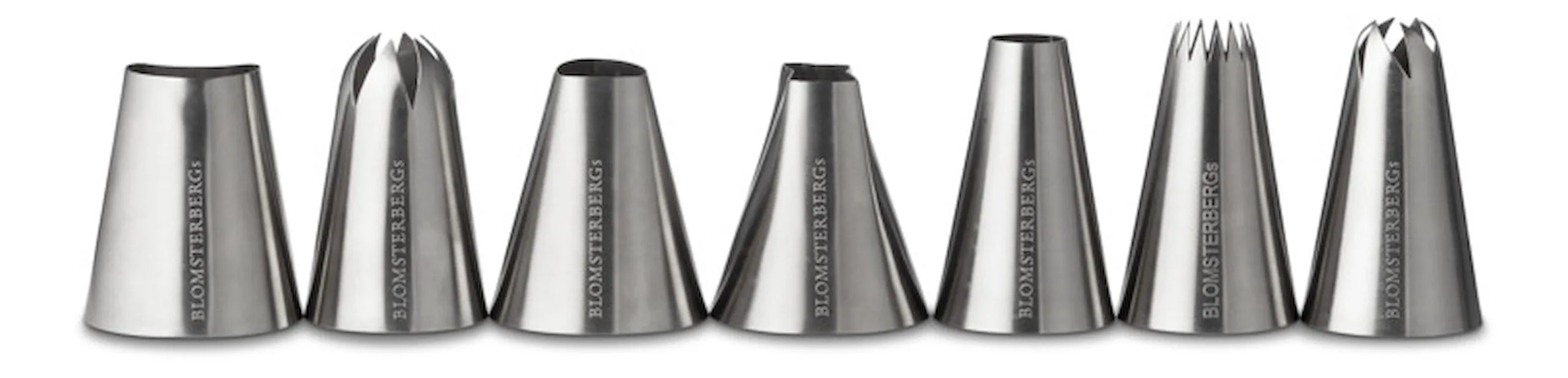 Blomsterbergs Tyllesæt 7 Tyller 18/8 Stål