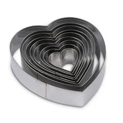 Blomsterbergs Udstikkersæt Hjerte 9 Stk.