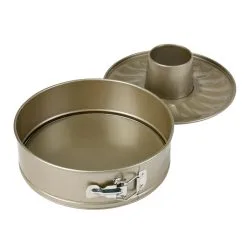 Aldente Springform Med 2 Bunde Guld 24 Cm