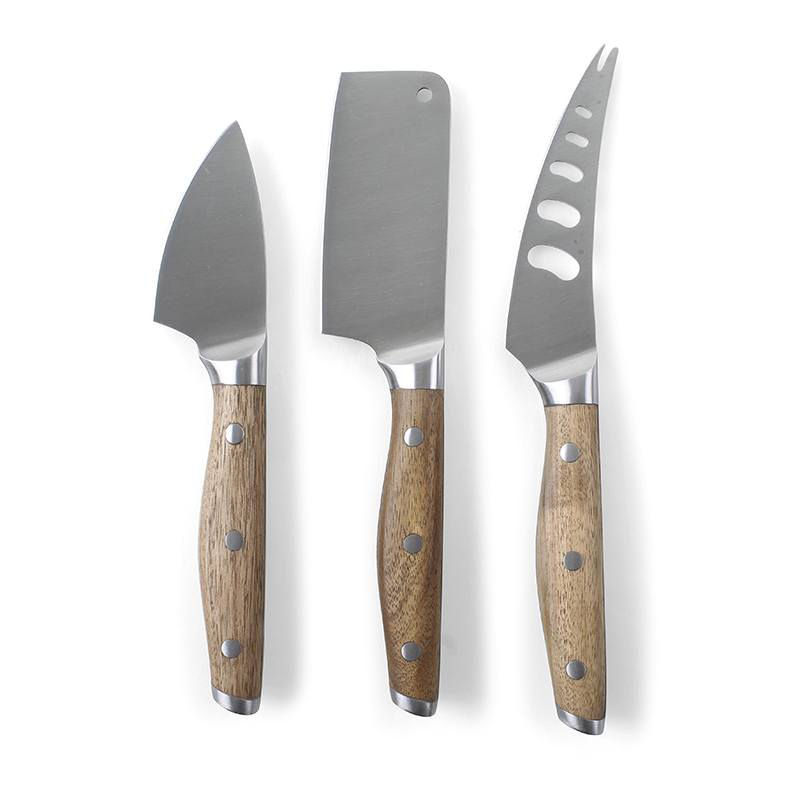 Aldente Osteknivsæt Med Træhåndtag