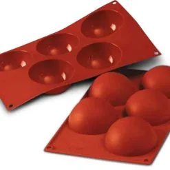 Silikomart Halvkugle Silikoneform 5 Stk