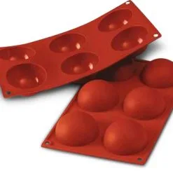 Silikomart Halvkugle Silikoneform 6 Stk