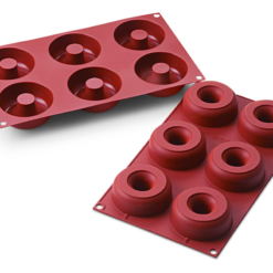 Silikomart Donut Silikoneform 6 Stk
