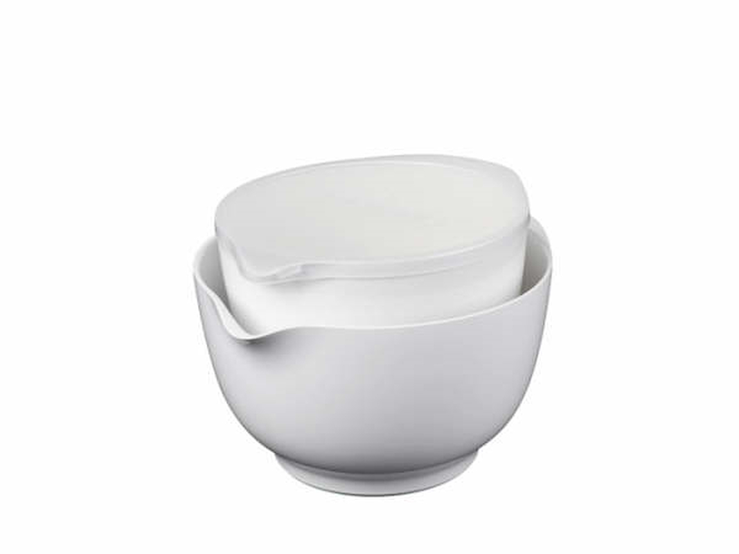 Rosti Margrethe Røreskålesæt Med Låg Hvid 2+3 Liter